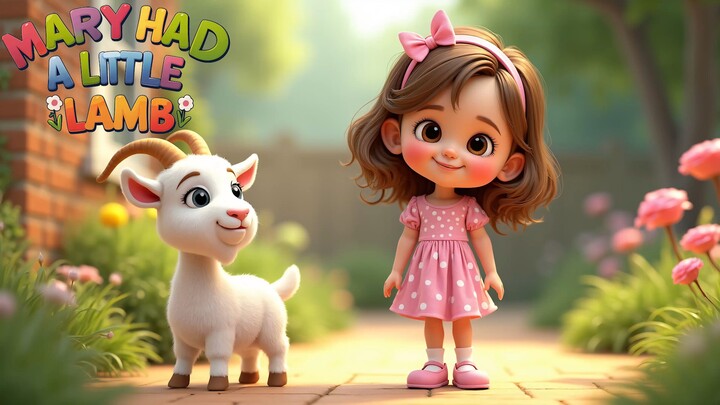 Mary Had a Little Lamb 🐑🎶 | Classic Nursery Rhyme