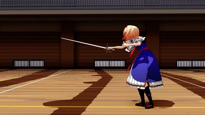 [MMD·3D][Touhou Project] Alice Margatroid's Sword Practice