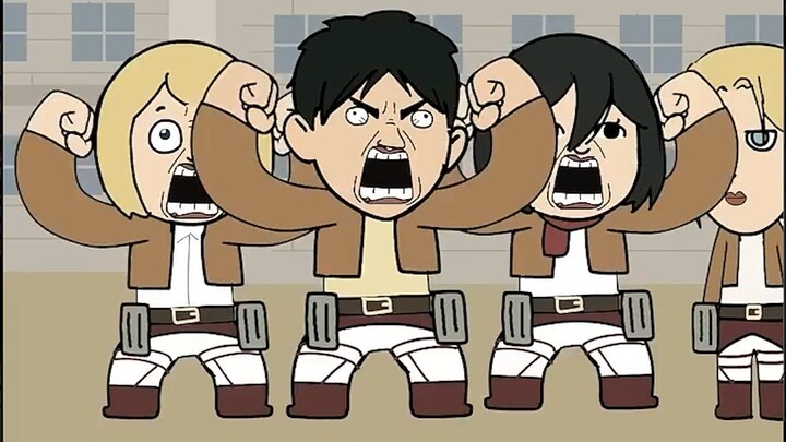 1-Minute Speedrun of Attack on Titan
