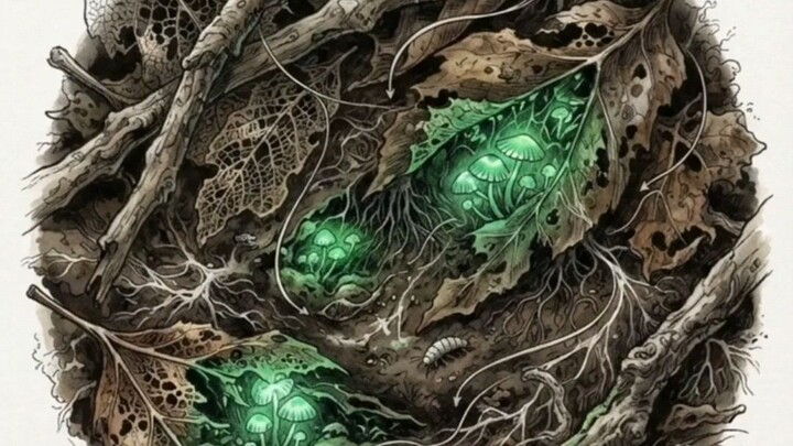 BIOLUMINESCENT GLOW OF ANCIENT FOREST
