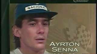 Ayrton Senna death announcement at the Winston 500