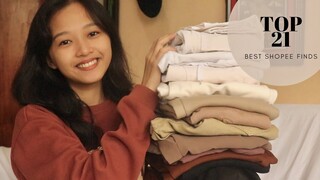 year-end SHOPEE HAUL | TOP 21 BEST SHOPEE FINDS (air fryer, organizers, tops, bottoms, etc)