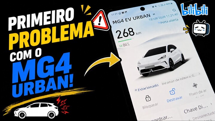 Primeiro problema com o MG4 Urban!