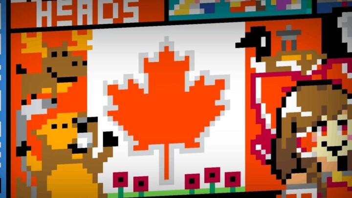 [Reddit Pixel Wars] Kanada akhirnya menggambar daun maple yang benar pada tahun 2023