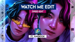 WATCH ME EDIT | ibisPaintX Speed Edit (Ft. BTS Jungkook)