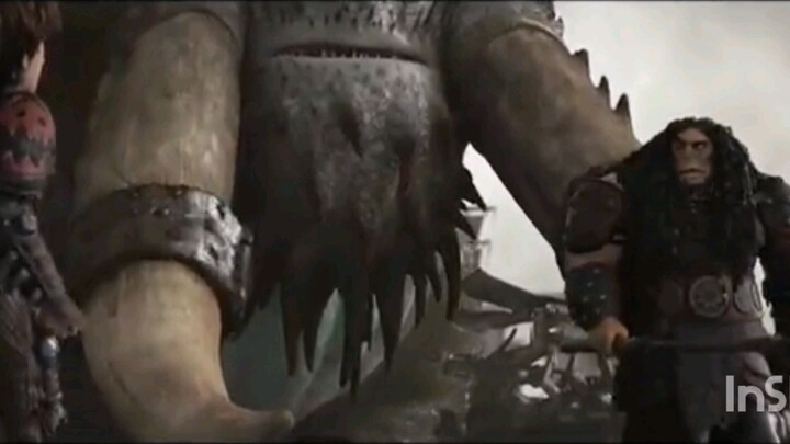 Hiccup Confronts Drago (SFX on Version 1)