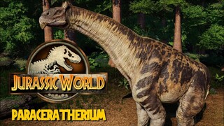 3 Paraceratherium & 2 Indominus Rex Breakout & Fight - Jurassic World Evolution Mods (4K 60FPS)