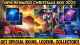 HOW TO GET FREE SKIN (100% FREE) IN NEW CHRISTMAS BOX EVENT 2022!! - MLBB