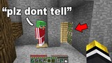 I found this kids old school Minecraft base.. then his friend exposed a secret doorway!