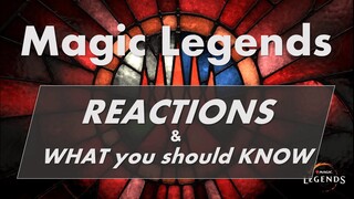 Magic Legends Reactions | What you NEED to KNOW