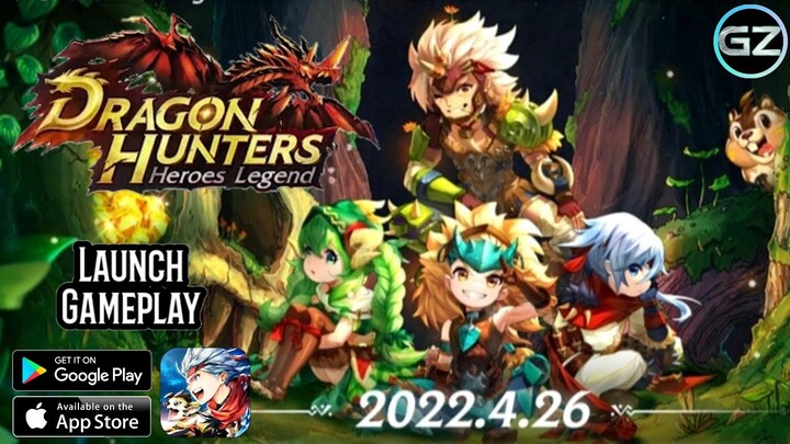 DRAGON HUNTERS: Heroes Legend - Launch Gameplay - Mobile MMORPG