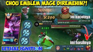 NYOBAIN EMBLEM MAGE LETHAL IGNITION MALAH LANGSUNG DAPAT MANIAC DI DEPAN SI TUKANG BACOT 😎🤘