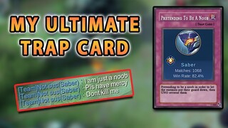 I Pretended To Be A Noob In Order To Activate This Ultimate Trap Card | Mobile Legends