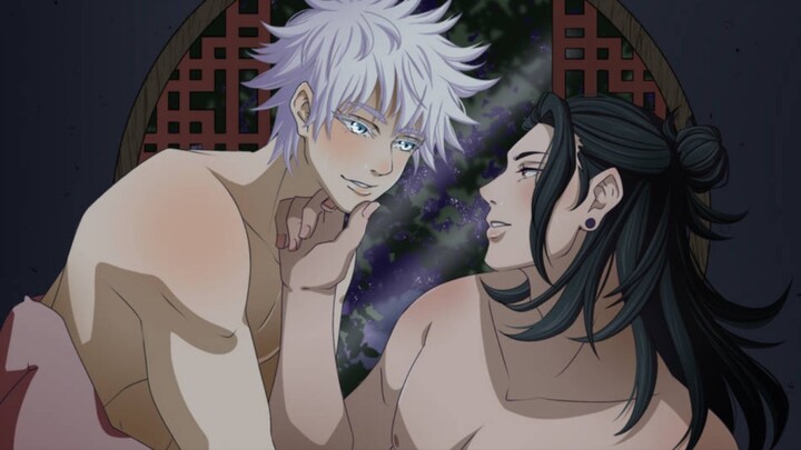 Fanmade gojo x geto🥵🌭💦