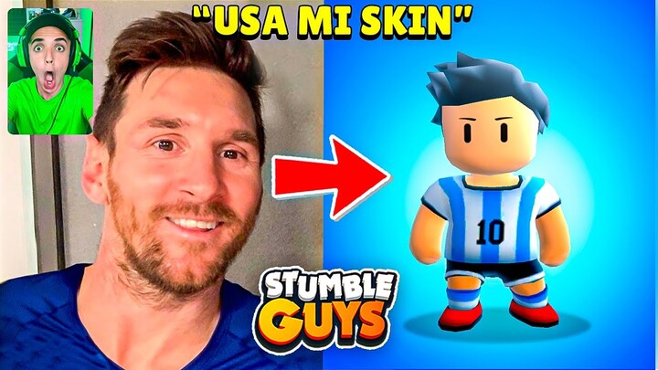 MESSI me RETA a GANAR con su SKIN en STUMBLE GUYS... 😱