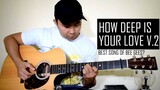 (WITH FREE TAB ) How Deep Is Your Love - Bee Gees | Fingerstyle Guitar Cover