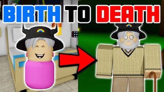 birth to DEATH challenge (roblox brookhaven)