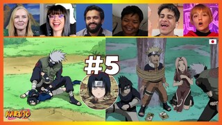 Team 7 passes Kakashi's Test | Naruto Episode 5 | Reaction Mashup ナルト