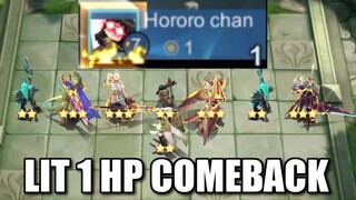 1 HP COMEBACK WITH FIGHTER SYNERGY!