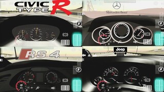 ACCELERATION & TOP SPEED Compilation | Car Parking Multiplayer