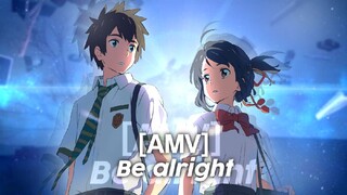 [AMV TYPOGRAPHY]| Be alright | Kimi No Nawa // prisma 3d+capcut 😱🔥