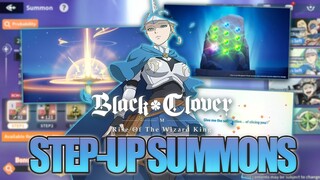 BLUE ROSE CAPTAIN CHARLOTTE STEP-UP SUMMONS, LUCK WAS THERE BUT IN A BAD WAY | BLACK CLOVER MOBILE