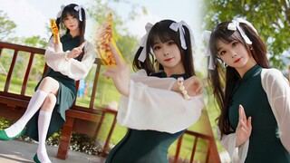 【兔糕糕】不拉腿的药指师妹给你跳舞啦   贴上符就不许动了哦~