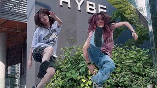Đất, gió và lửa của BND nhảy múa trước cửa HYBE｜Chứng sợ xã hội sắp xảy ra rồi, làm ơn, mẹ của người