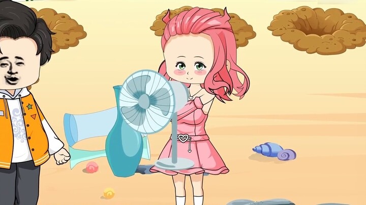 I actually found a fan on a deserted island. I dug ten holes and waited to harvest it at night.