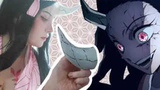 How to Make Nezuko Berserk Horn - Demon Slayer Cosplay | Cosplay Accessories Tutorial