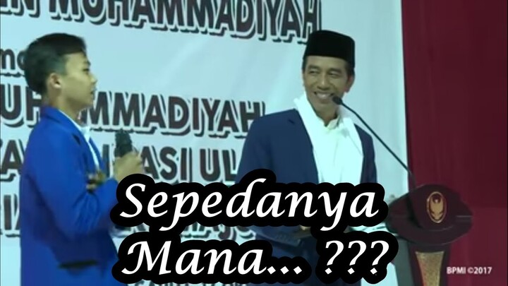 SEPEDANYA MANAAA ??? Kompilasi Kejadian Lucu Kegiatan Kunjungan Kerja Presiden JOKOWI