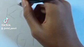 menggambar Kocho x Giyuu dari tulisan Kocho - Giyuu kurang dari 1 menit. follow tiktok @shid_pencil