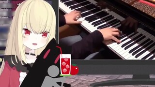 A Japanese jk who can play the piano watched Uncle A play Shiki OP. He was amazed and ashamed.