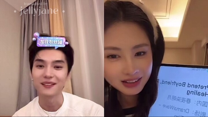 Zhu Xiaoxue’s Live 250623 💗 feat Wang Yilei (min 01:27) [ENG / ID SUB]