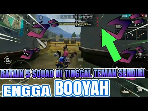 BOYAAH‼ DI TINGGAL TEMAN SOLO VS SQUAD RANDOM