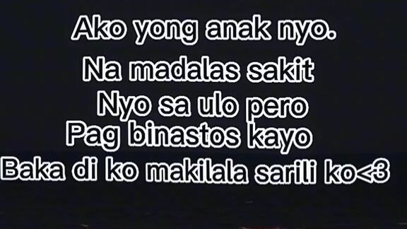 sorry ma konv pasayaw ako
