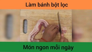 Làm bánh bột lọc