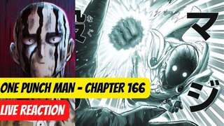 GAROU KILLS GENOS!!| BLAST VS GAROU!!| ONE PUNCH MAN CHAPTER 166 LIVE REACTION!