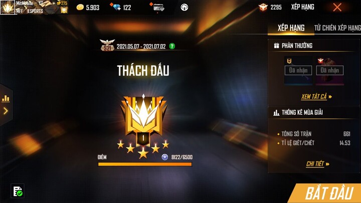 Team Code Leo Rank Thách Đấu 5 Sao TOP SEVER VN