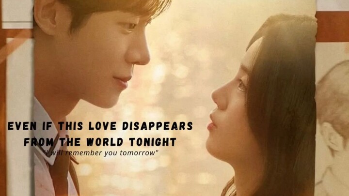 Even If This Love Disappears From The World Tonight Movie