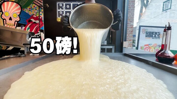Một lần làm luôn 50 pound kẹo!
