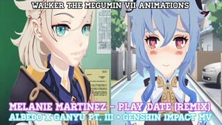 Play Date - Melanie Martinez (Remix) • Genshin Impact MV (Albedo ✘ Ganyu Pt. III) [MMD]