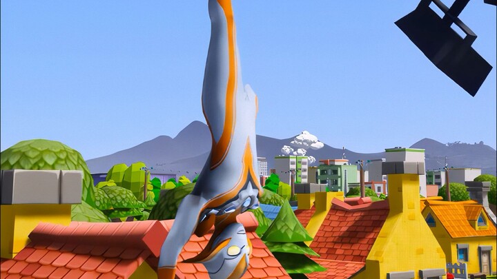 Ultraman was destroyed#Ultraman#Ultraman Zero#Ultraman children's cartoon#Student Party