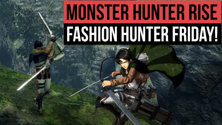 Monster Hunter Rise | Fashion Hunter Friday - Attack On Titan, Ironman, Assassins Creed & More! Ep 2