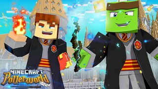 SCUBA STEVE JOINS HOGWARTS! - Minecraft PotterWorld #2