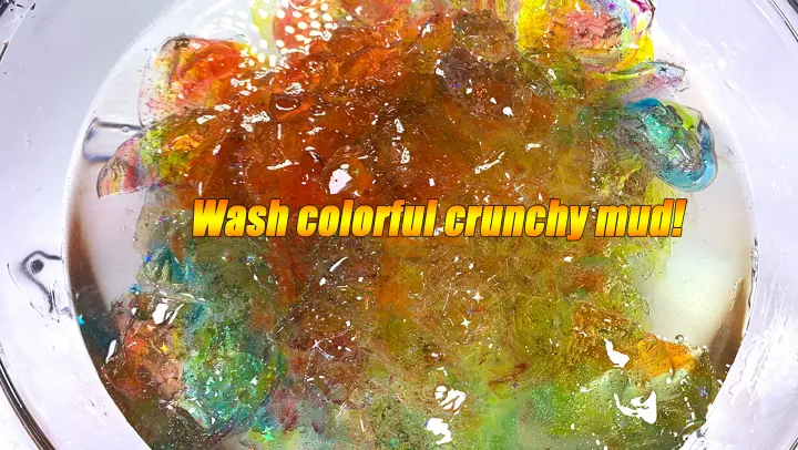 [Life] Slime: Washing the Crunchy Colorful Slime
