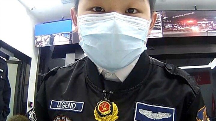 The socially confident boy walks into the police station with a squirrel—his dream of becoming a pol