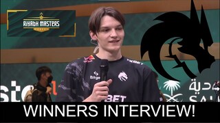 WINNERS INTERVIEW WITH MIRA  TEAM SPIRIT VS RNG RIYADH MASTERS 2022 by Gamers8