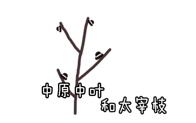 有一种娇小的叶子中原中叶生长在太宰枝上……