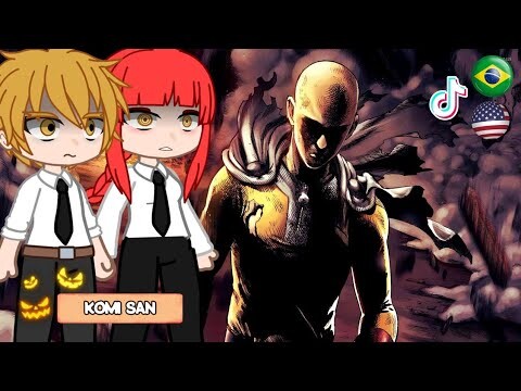 Chainsaw-Man react to Animes ||One punch-man|| -Gacha react #chainsawman #onepunchman